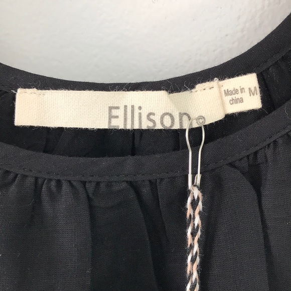 NWT Ellison black off the shoulder dress - Picture 4 of 8